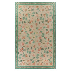 Aubusson Hand-Woven Wool Rug by Stark C. 1930s-1940s