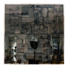 Kiko Lopez, Les 100, Hand-silvered Wall Mirror, France, 2019