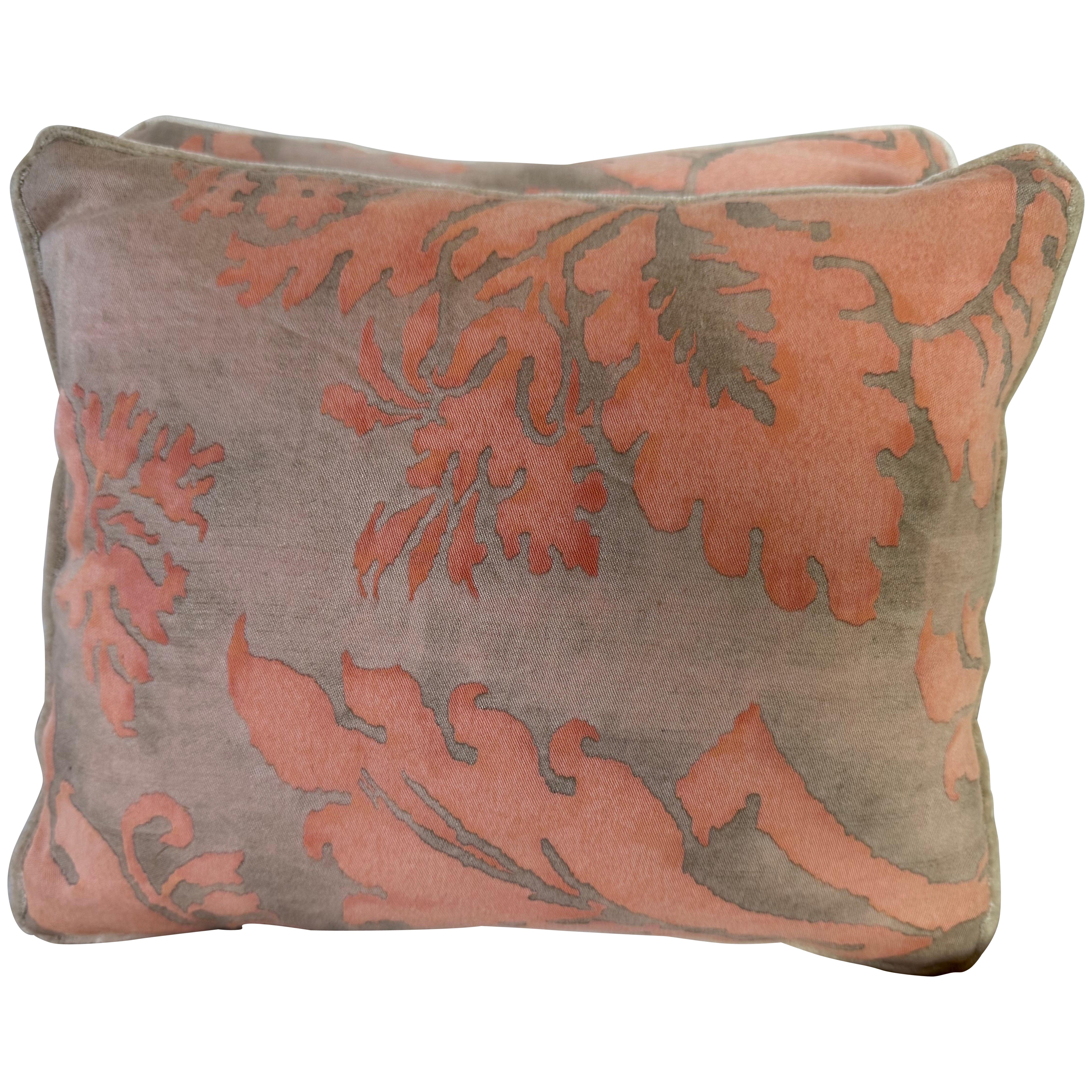Pair of Custom Fortuny Pillows