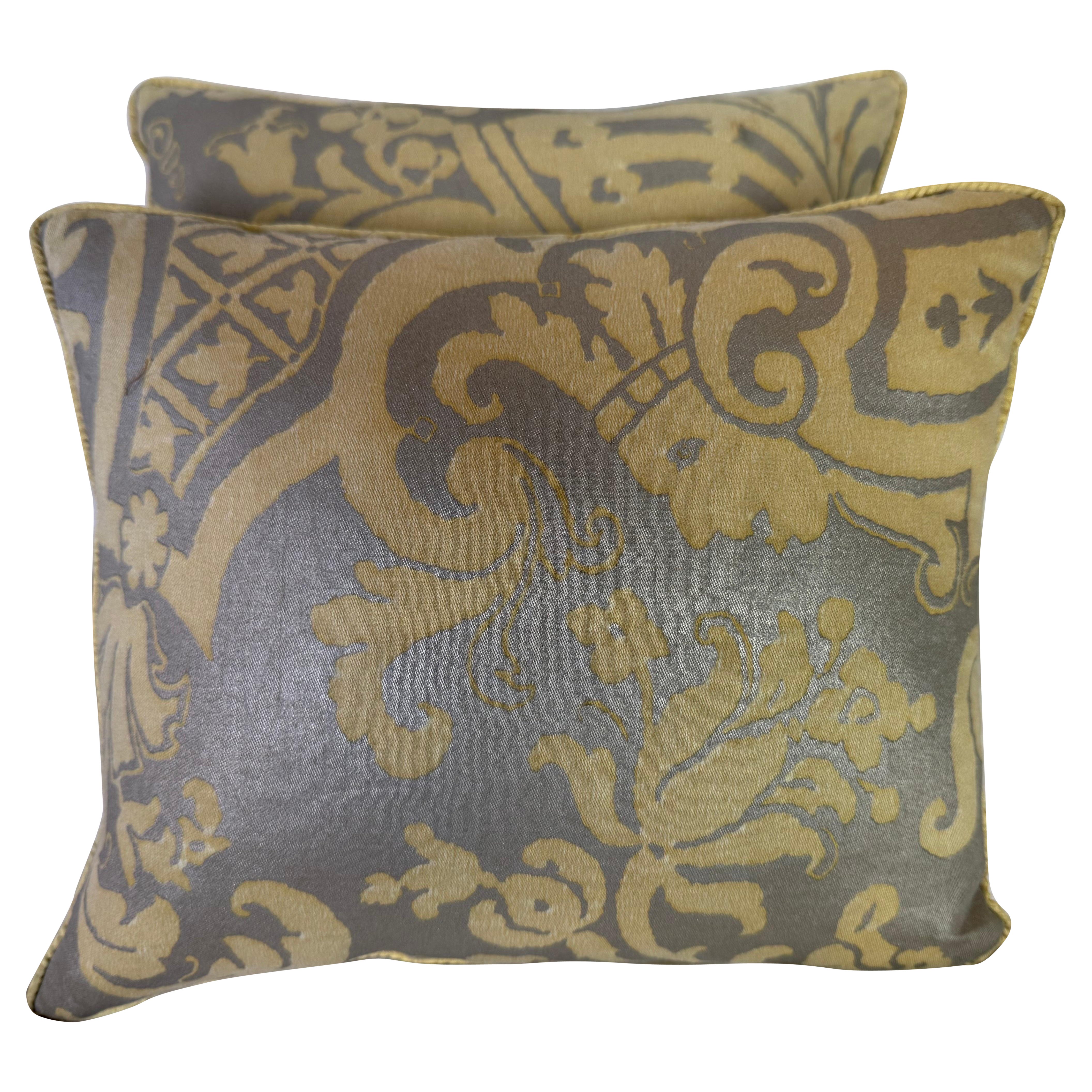 Pareja de almohadas textiles Fortuny