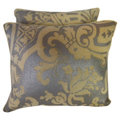 Paire de coussins en textile Fortuny