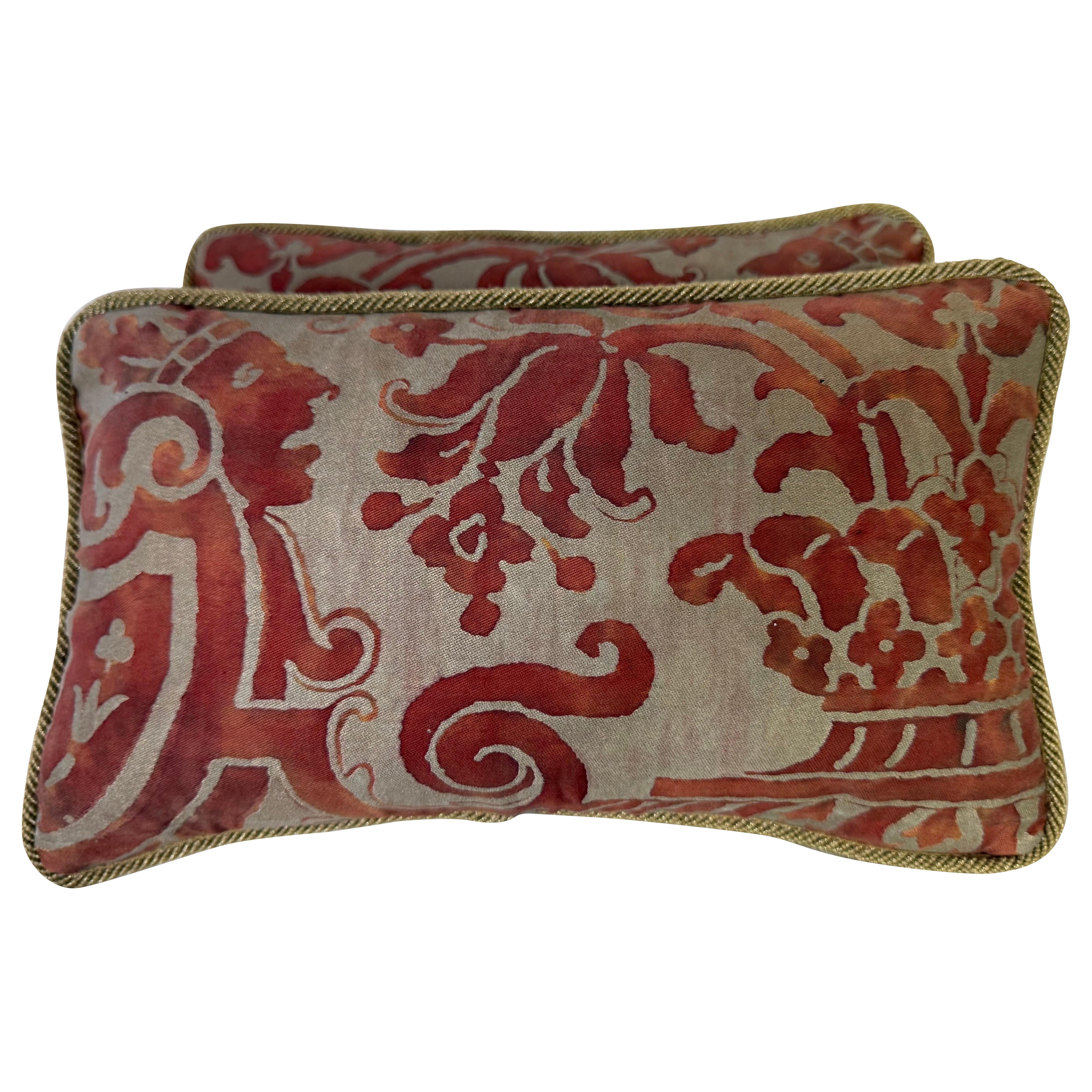 Pair of Fortuny Textile Pillows