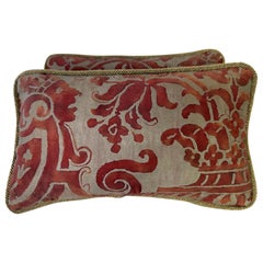 Paire de coussins en textile Fortuny