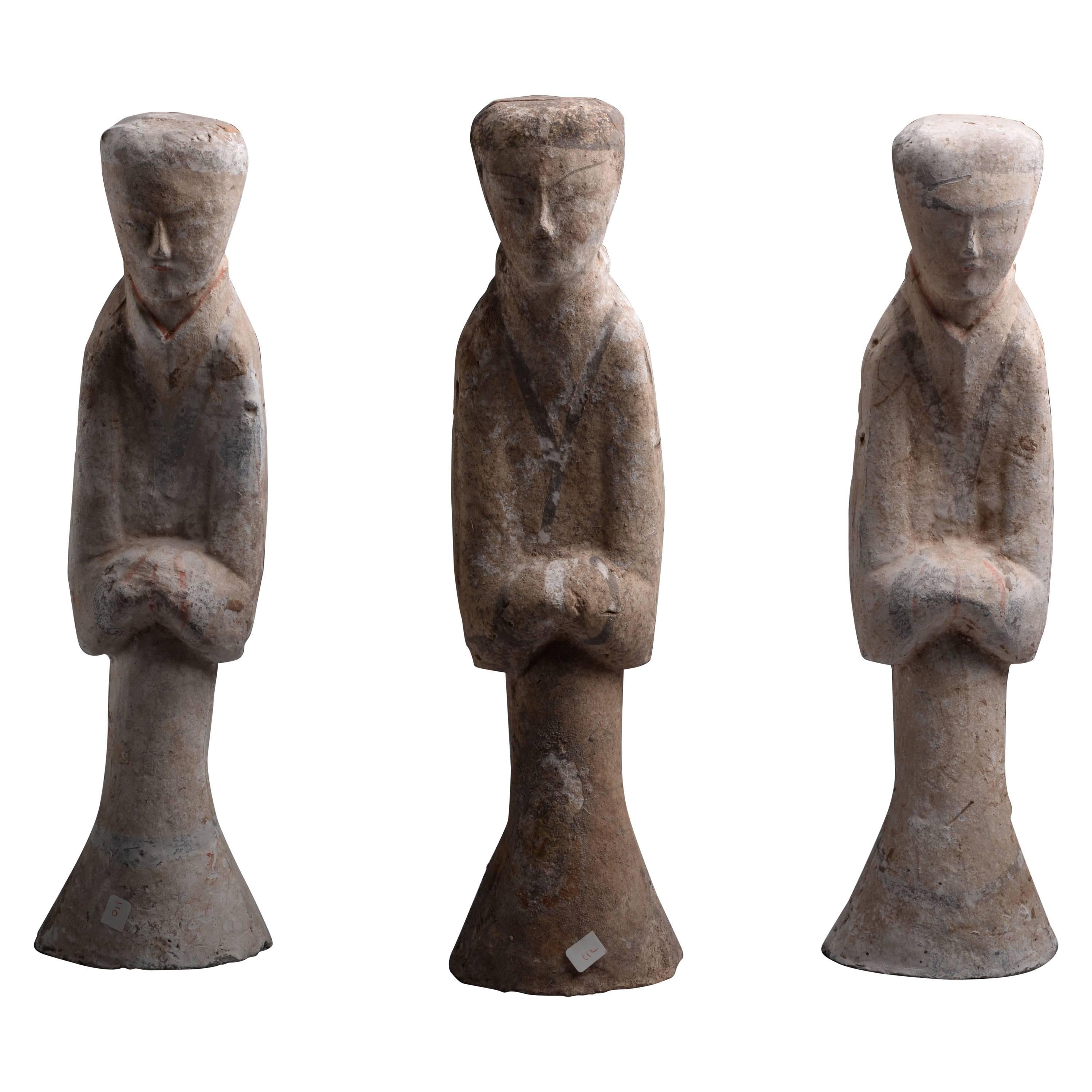 Ancient Chinese Han Dynasty Abstract Statues, 206 BC