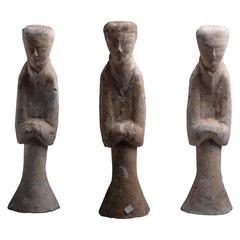 Ancient Chinese Han Dynasty Abstract Statues, 206 BC