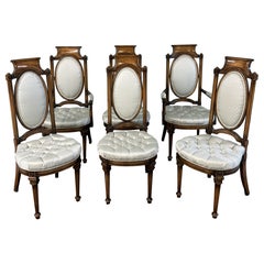 Rarísimas sillas de comedor neoclásicas de los años 50 de Mastercraft