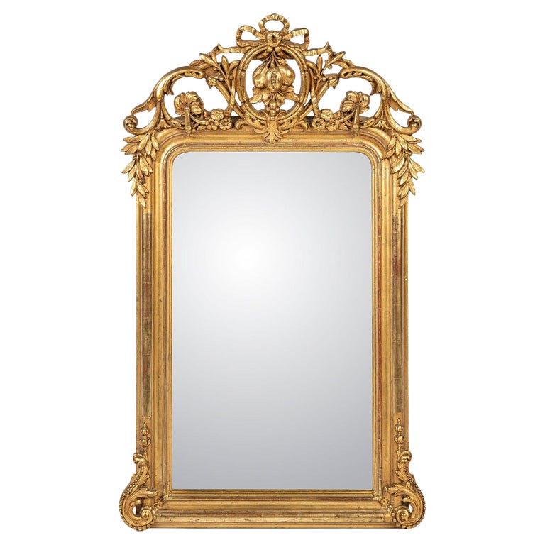 Louis Philippe Mirror, ca. 1870, offered by Rombouts Antiques