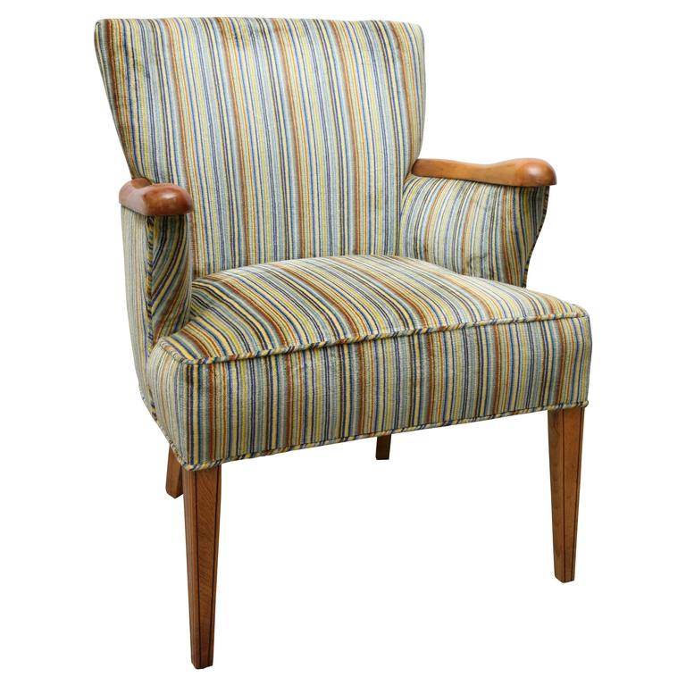 Heywood Wakefield Upholstered Chair, 1960s, USA For Sale at 1stdibs