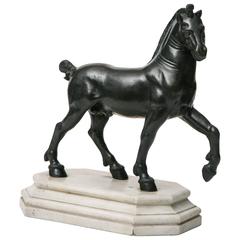 Venetian Bronze Pacing Horse, After the Antique, 19th Century possibly earlier 9