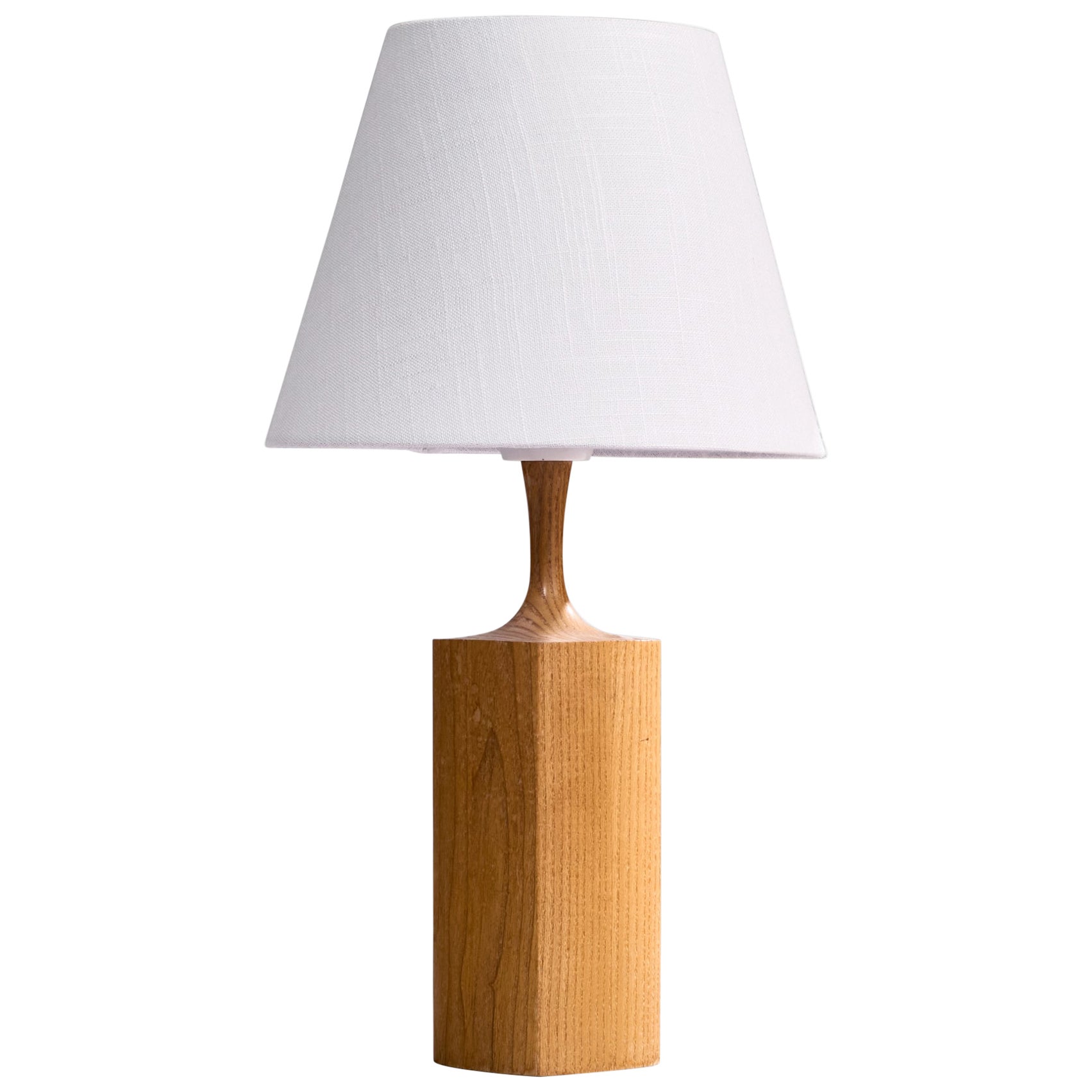 Kjell Blomberg, Tischlampe, Eiche, Schweden, 1960er-Jahre