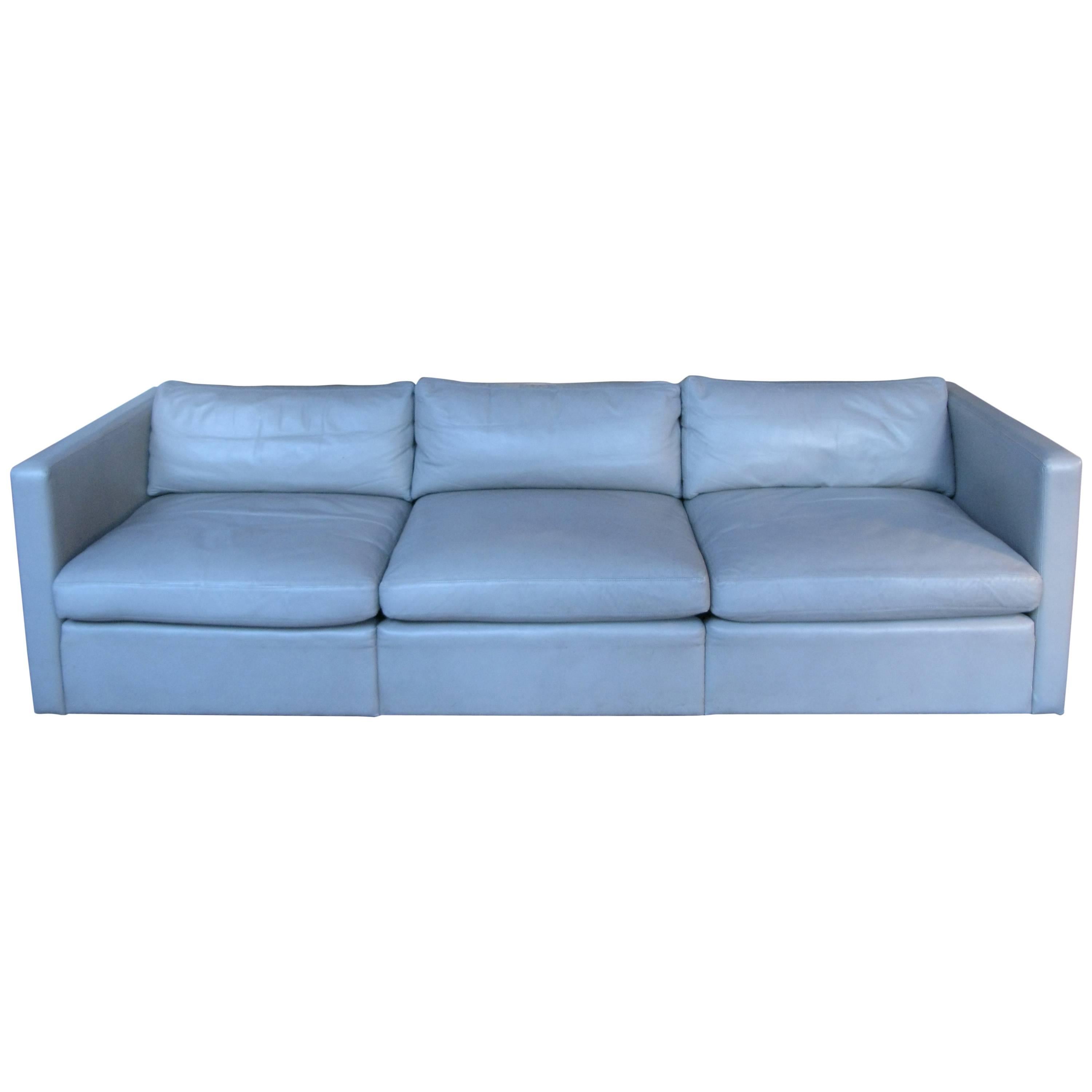 Vintage Knoll Leather Sofa