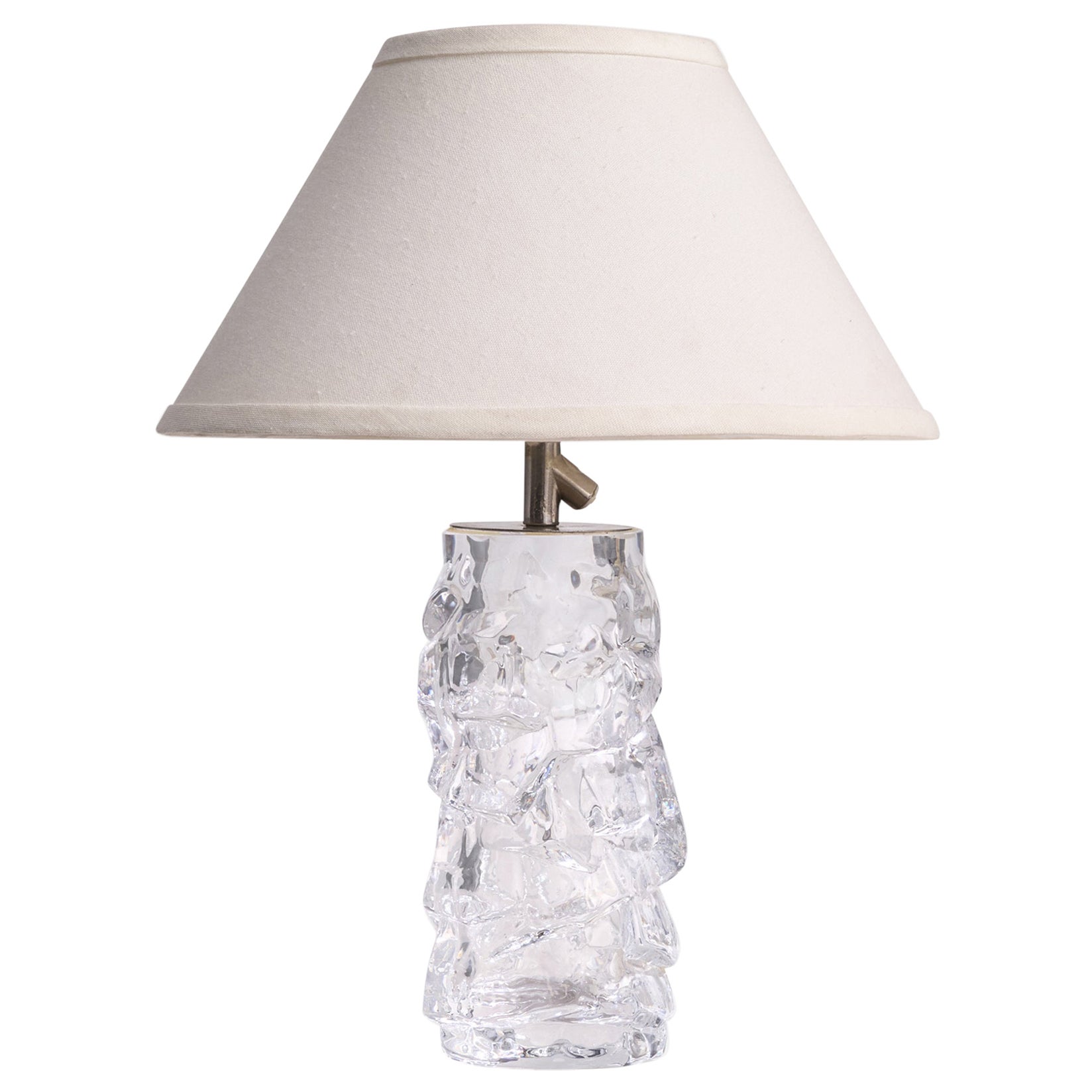 Reijmyre Glasbruk, Tischlampe, Metall, Glas, Schweden, 1960er Jahre