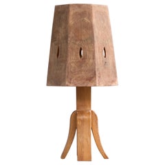 Lampada da tavolo di design svedese, pino, Svezia, anni '1970