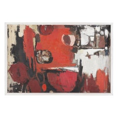 Georg August Stahl Abstract Painting Composition (1962-63)