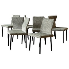 Chaises mandarines d'Ettore Sottsass pour Knoll en Pollack Prosecco