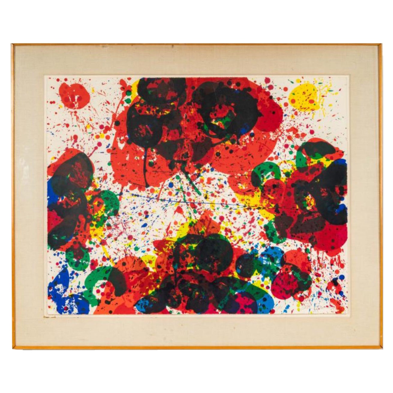Sam Francis: Ting (Lembark S8) Litografia, firmata