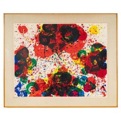 Sam Francis: Ting (Lembark S8) Litografia, firmata
