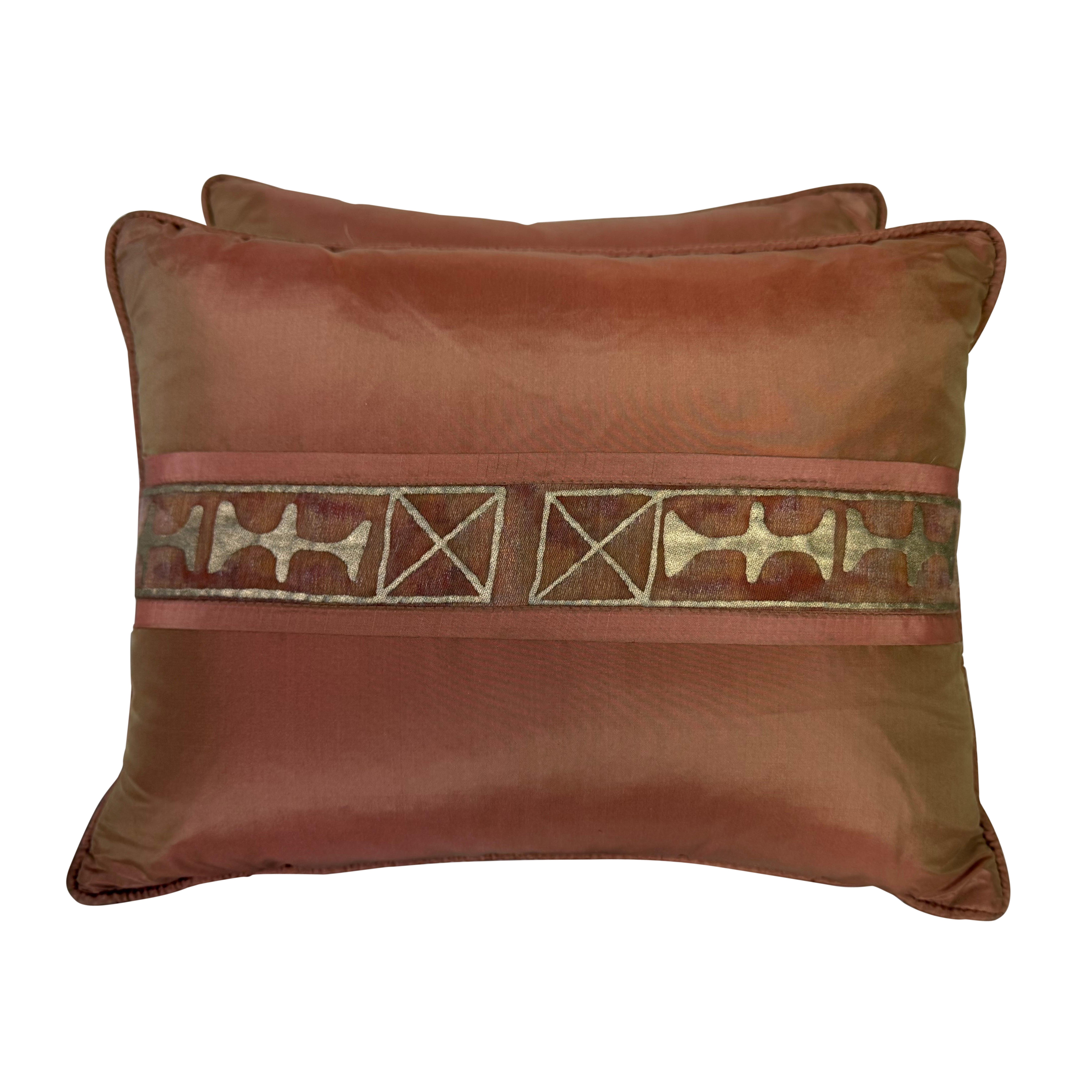 Coppia di cuscini Petite Rust Fortuny