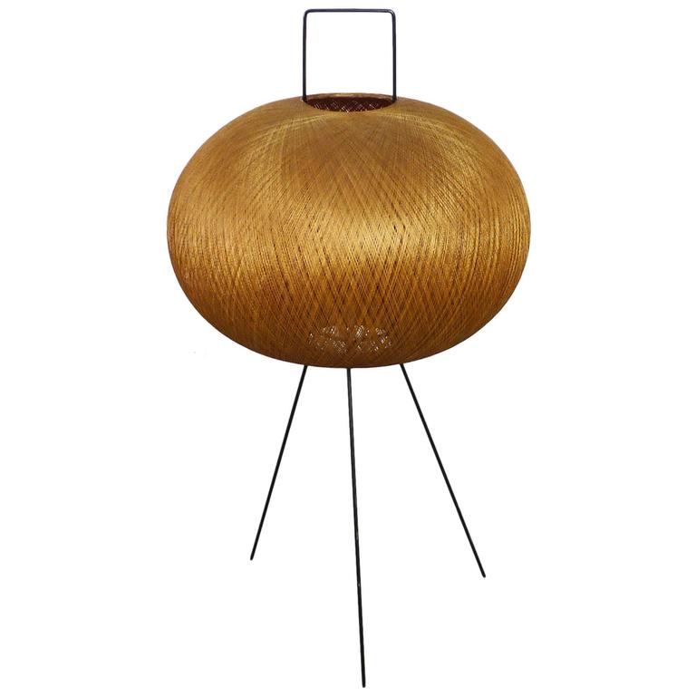 50416-15 BRILLIANT lampadaire Woodrow, trois pieds bois foncé - noir