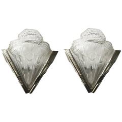 Pair of French Art Deco Sconces 