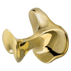Antoni Gaudi Milà no.3 Century Bouton de porte, Espagne, Laiton massif poli, Modernity