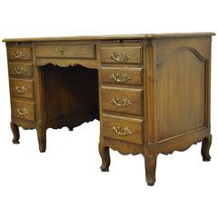 Quality Custom-Made Country French or Louis XV Style Knee Hole Writing Desk 4