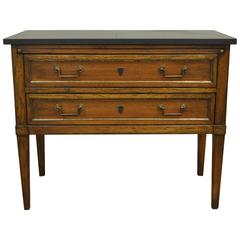 Customwood Harrison, Ny French Directoire Style Custom-Made Slate Top Commode