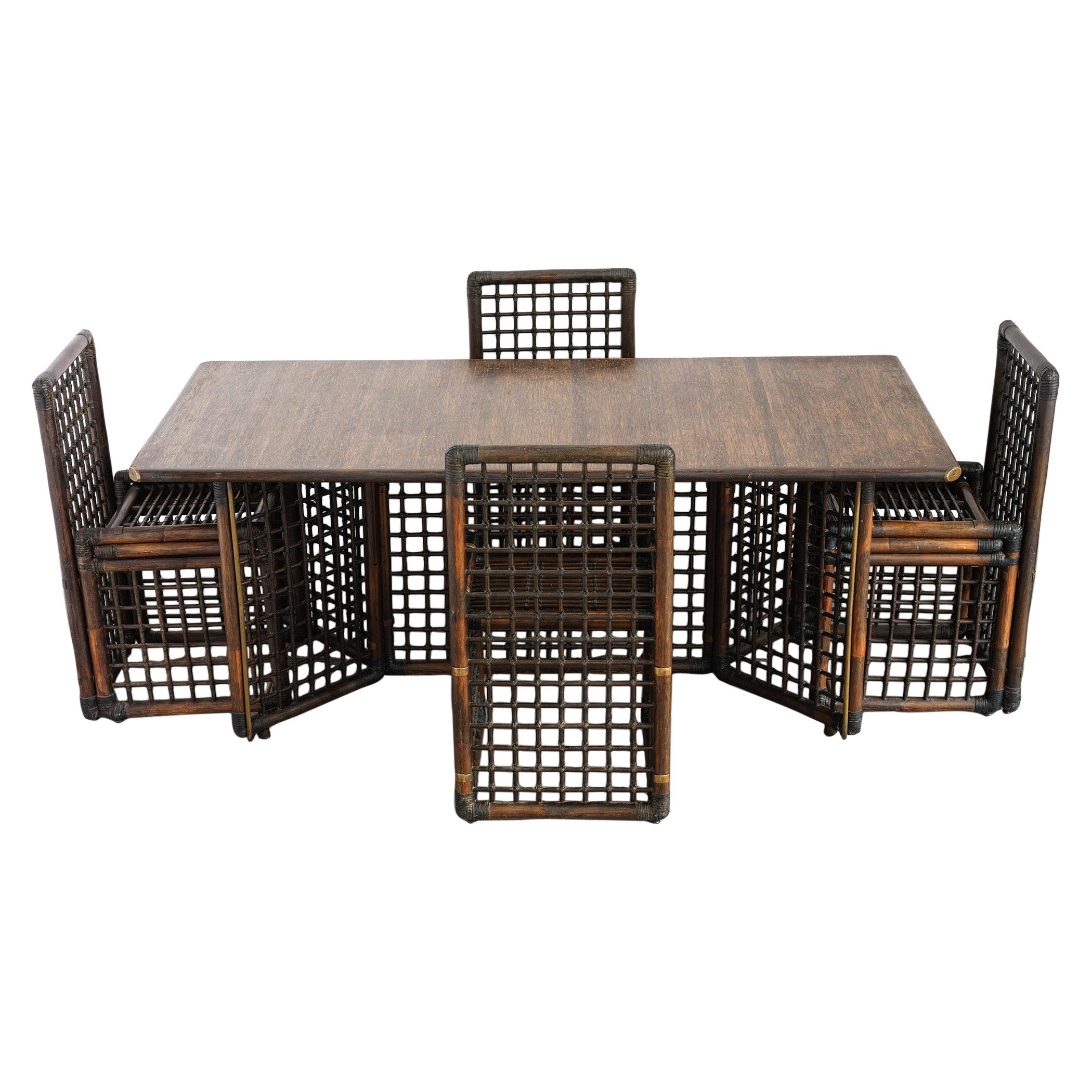 Set da pranzo Basilan 1  da Afra & Tobia Scarpa  per B&B Italia, 1974