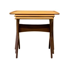 Johannes Andersen: Schachteltische aus Teakholz