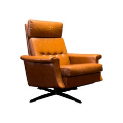Tan Leather Reclining Chair