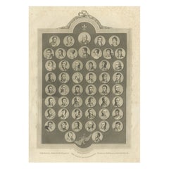 The Royal Family of France, The Bonaparte Family, and French Generals, 1815