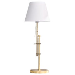 Bergboms, Table Lamp, Brass, Sweden, 1980s