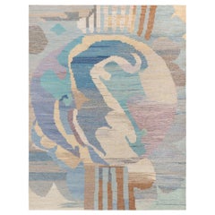 Tappeto moderno svedese a trama piatta di Doris Leslie Blau