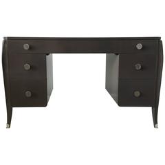 Stained Wood French Deco Style Desk by Widdicomb