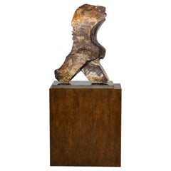 Carved Stone Torso Sculpture by J-Muk