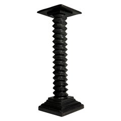 Französische Kollumne schwarz Vintage