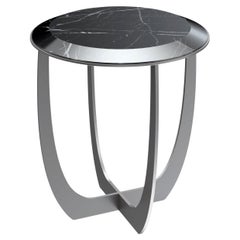 Valentine Nero Marquina Marmor Couchtisch von WM Metal Design