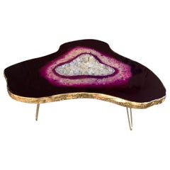 Amethyst inspirierter Tisch