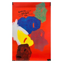 Manifesto originale di Quarez, 'Chaumont 13 mars affiches'  1999
