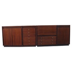 Sideboard Mid-century Italian design Tecno Borsani Modular multifunction