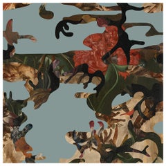 Hidden in Plain Sight Azzurro Nikko Blue, Wallpaper by Magnus Gjoen