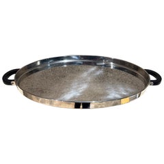 Vassoio di servizio Bodum anni '70 in acciaio inox Italia