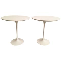 Eero Saarinen Pair of Side Tables