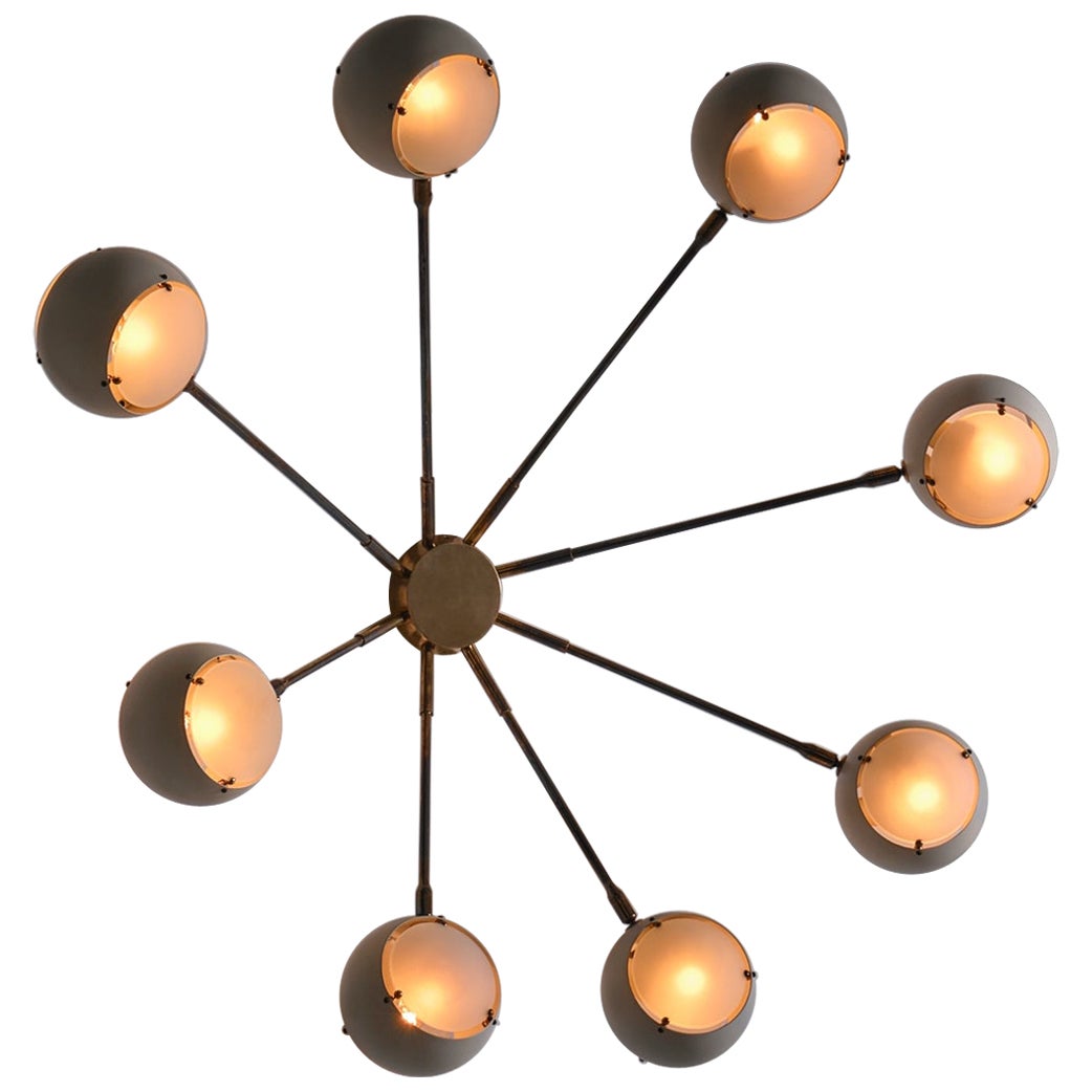Angelo Lelii light fixture for Arredoluce, Italy ca. 1953