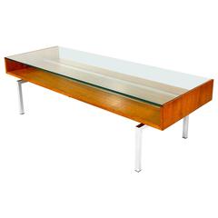 Midcentury Teak / Glass Coffee Table