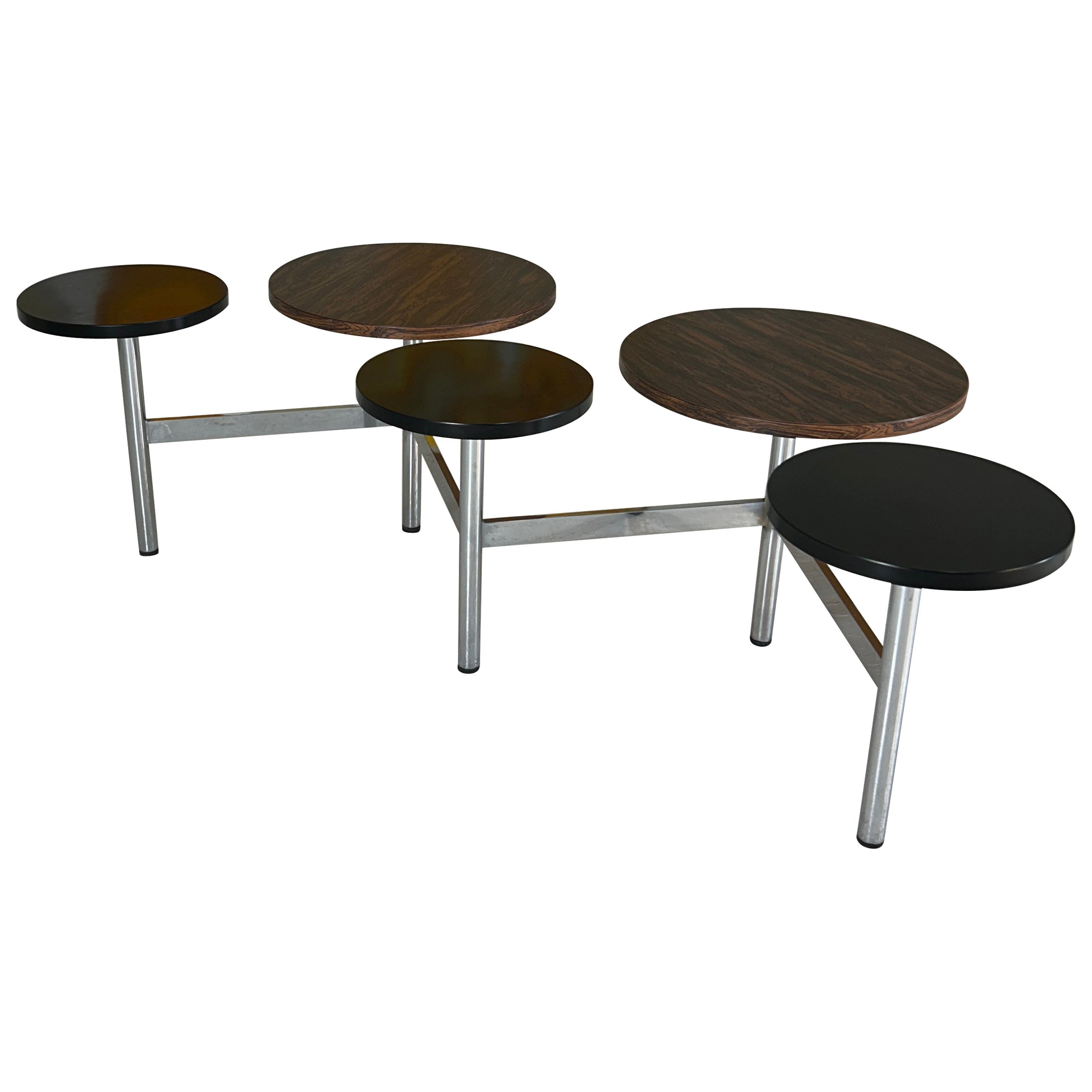Zigzag coffee table display or seating furniture For Sale
