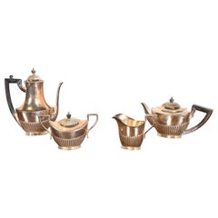 Tiffany & Co. Antique Art Deco Silver Plate Coffee or Tea Service Set