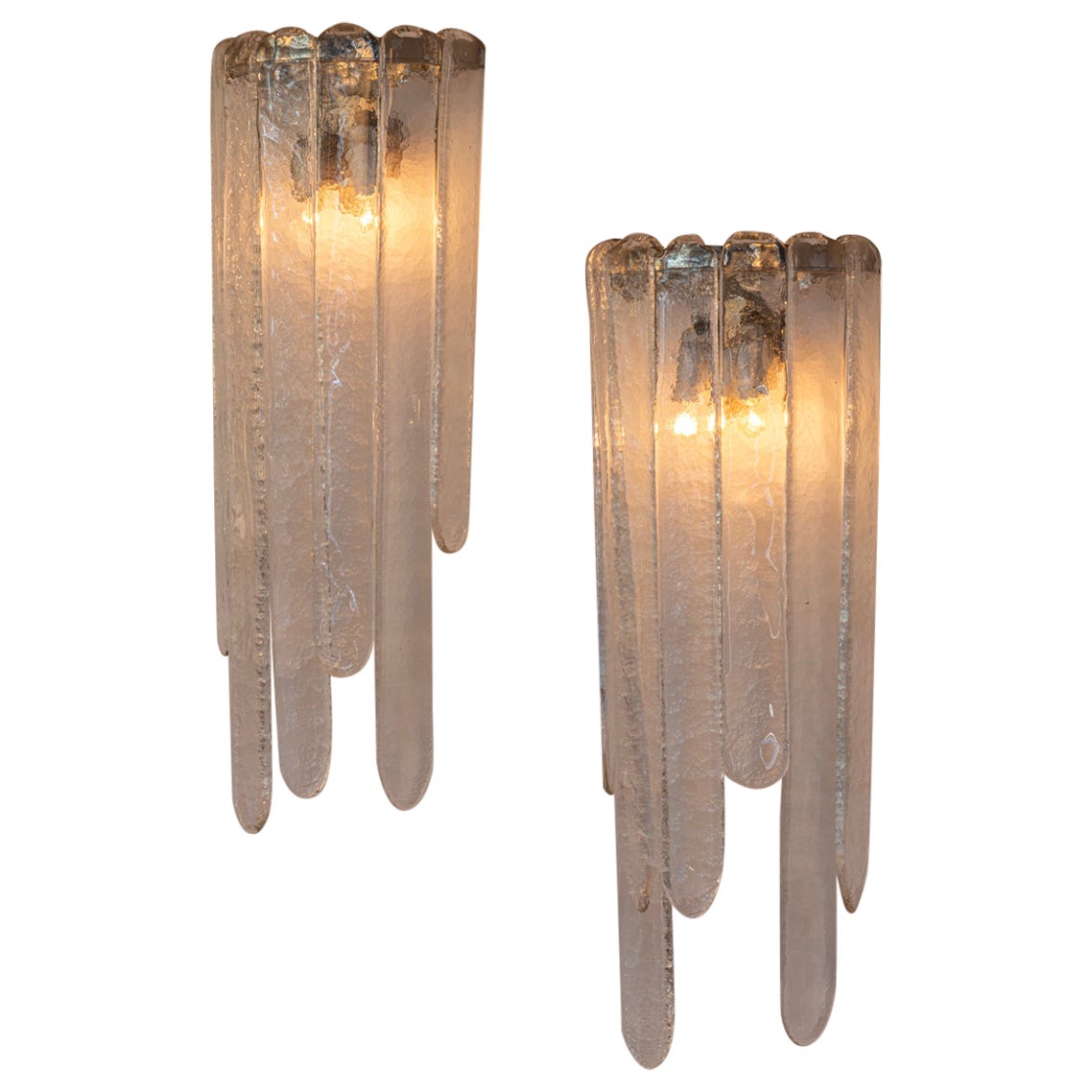 Pair of Carlo Nason wall lights. Italy c1960