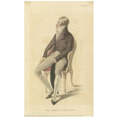 Antique Full Dress of a Gentleman, 1810: Refined Regency Fashion from Ackermann