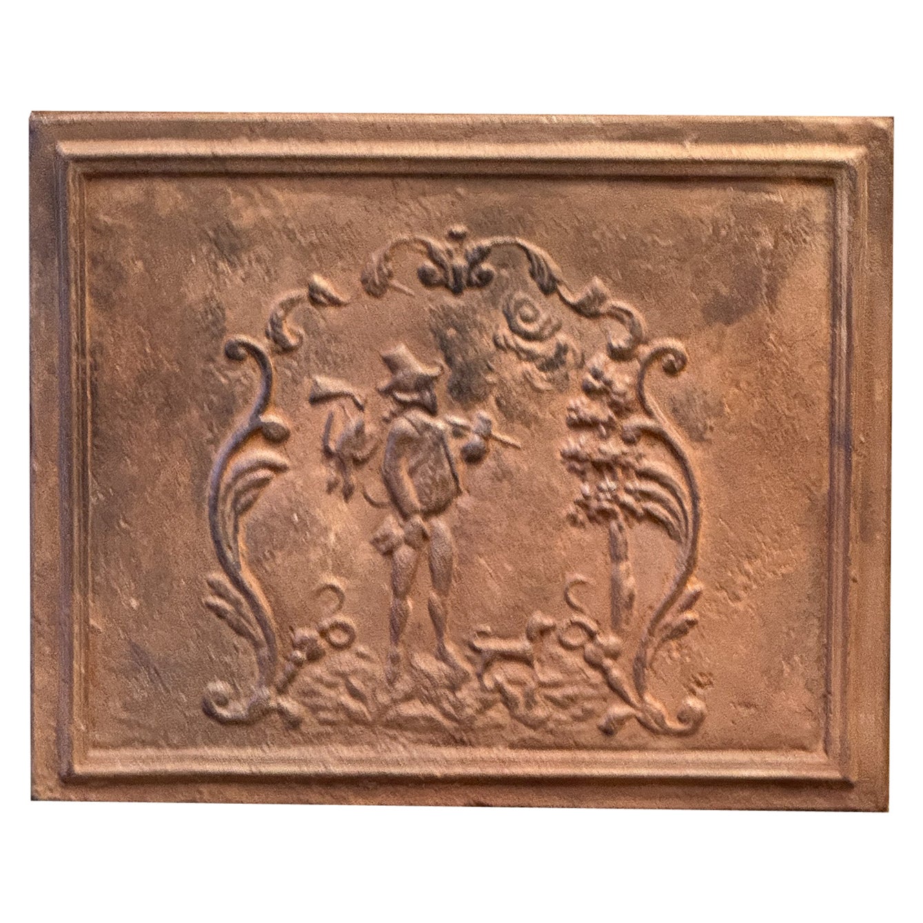 Return from the Hunt Fireback, France, Napoleon III Style, 20th Century